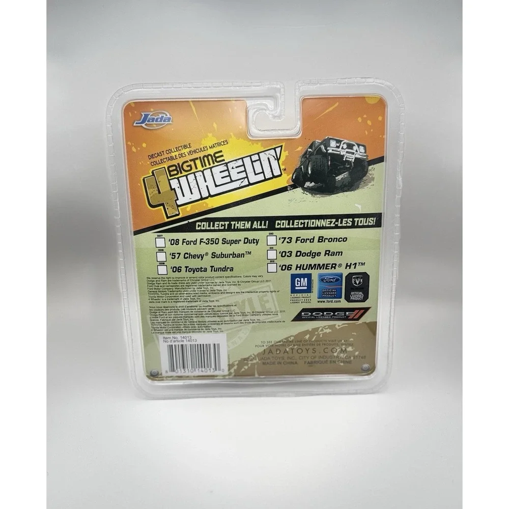 Jada Bigtime 4 Wheelin 2008 Ford F-350 Super Duty #007 1:64 Black Blue